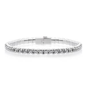 1부 천연 다이아몬드 14k 18k 테니스 4발 여성 팔찌 브리틀 HNDB0302