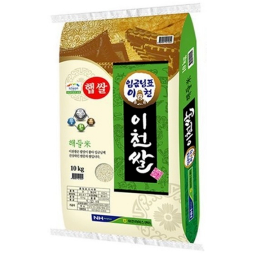  이천라이스센터 2025 햅쌀 임금님표 이천쌀 해들미 상등급 10kg [1개]