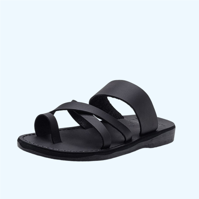 예루살렘 샌들 JERUSALEM SANDALS 8 THE GOOD SHEPHERD 블랙 더 굿 셰퍼드 JS BK 5072007