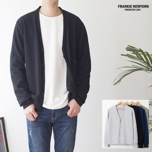 프랭키뉴욕 남자 기획 엠보 히든 가디건_RT9FCA04