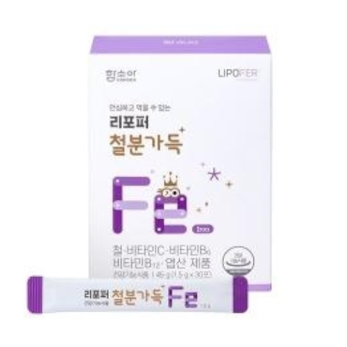  함소아제약 리포퍼 철분가득 1.5g 30포 [2개]