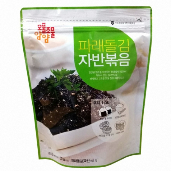 천명푸드 오물조물얌얌 파래돌김 자반볶음 40g (20개)