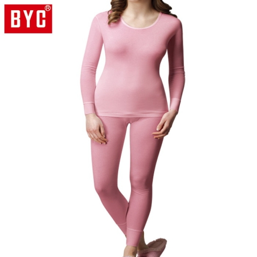 BYC 여성 내복 60수 프라임 상하 DOLT6658-핑크피치_이미지