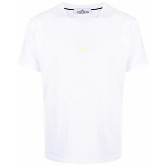 스톤아일랜드 로고 프린트 티셔츠 <b>76152</b>NS97