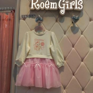  로엠걸즈 DP01 융기모 스셔츠 샤원피스 융기모 스셔츠 샤원피스 RGOM25W6P