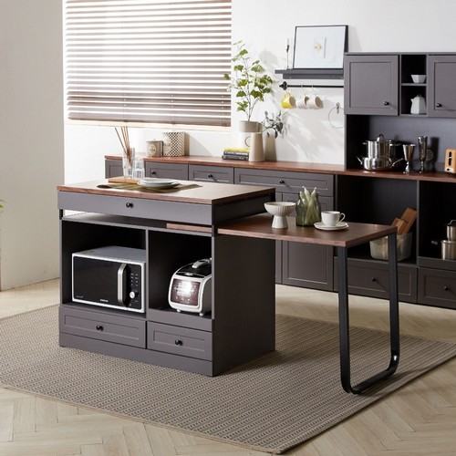 동서가구 카인 홈바 확장형 아일랜드 식탁 1000