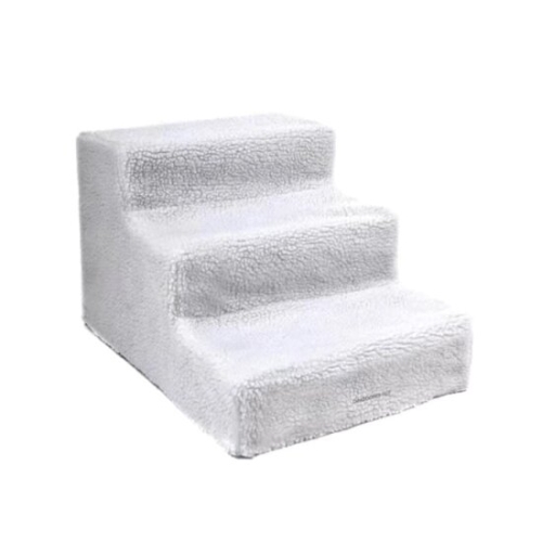 딩동펫 뽀글이 조립식 강아지 계단 3단