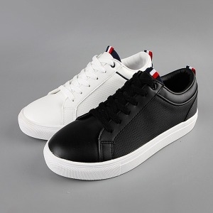 바네토 US-티오피 남성스니커즈 사이즈 펀칭 포인트 심플한 디자인_이미지