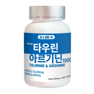 닥터스원 타우린 아르기닌 1000 1000mg 120정 (1개)_이미지