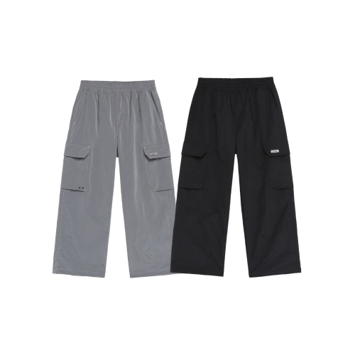 K262UPT810 어드벤처 에어로벤트 루즈핏 우븐 팬츠 CARBON BLACK