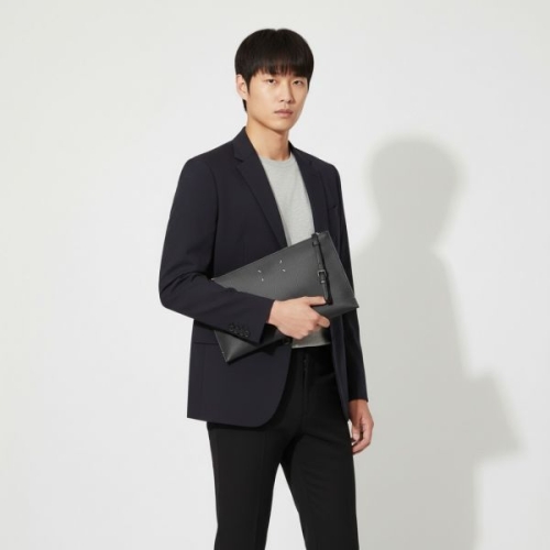 메종마르지엘라 라지 로고 파우치 블랙 SA2TT0006P7268H8419 270526_이미지