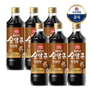 해표 순알콩 국간장 840ml (6개)_이미지