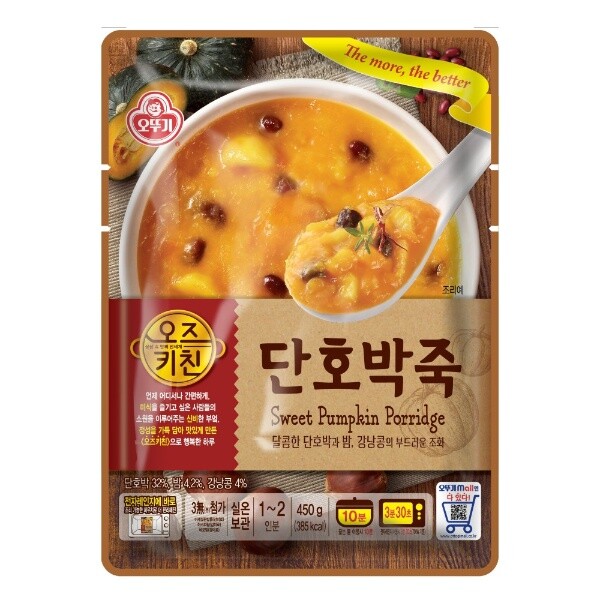 오뚜기 오즈키친 단호박죽 450g (6개)_이미지