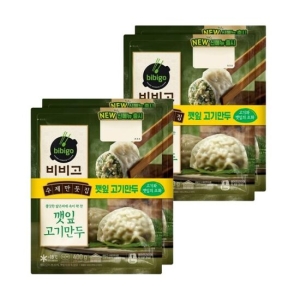 CJ제일제당 비비고 수제만둣집 깻잎 고기만두 400g (4개)