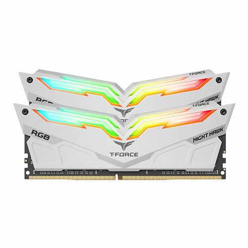 TeamGroup T-Force DDR4 16G PC4-32000 CL18 Night Hawk RGB ȭ��Ʈ (8Gx2) ����