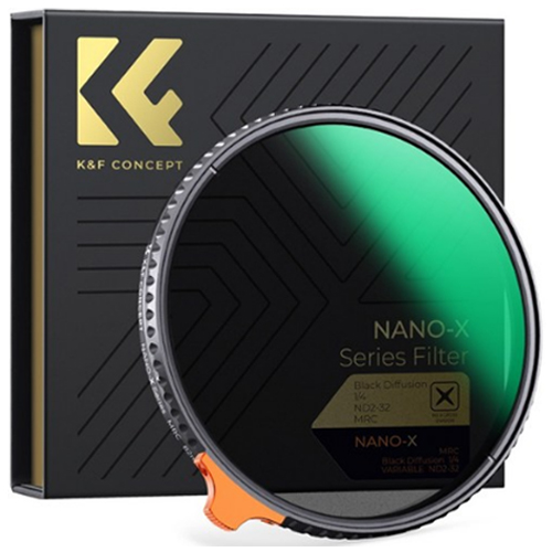 K&F Concept NANO-X MRC Black Diffusion 1/4 + ND2-32 렌즈필터 해외구매