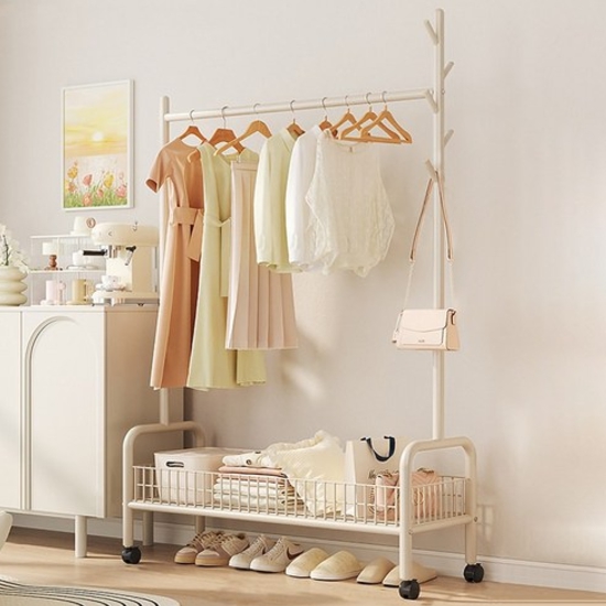 Zuge 튼튼한 1단 이동식 행거 900_이미지