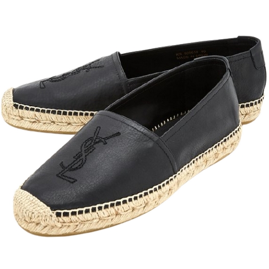 입생로랑 생로랑 로고 에스파드리유 슬립온 509616 0AS00 1000