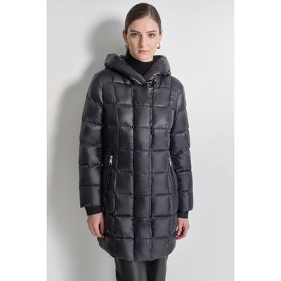 DKNY DOWN FILLED LONG PUFFER DL4MDS68 Black M