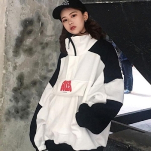 ONM 올드스쿨 아노락점퍼 기모안감 오버핏 반집업자켓 INS 23567989