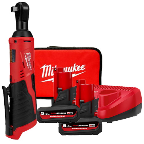 밀워키 M12 IR (5.0Ah, 배터리 2개)