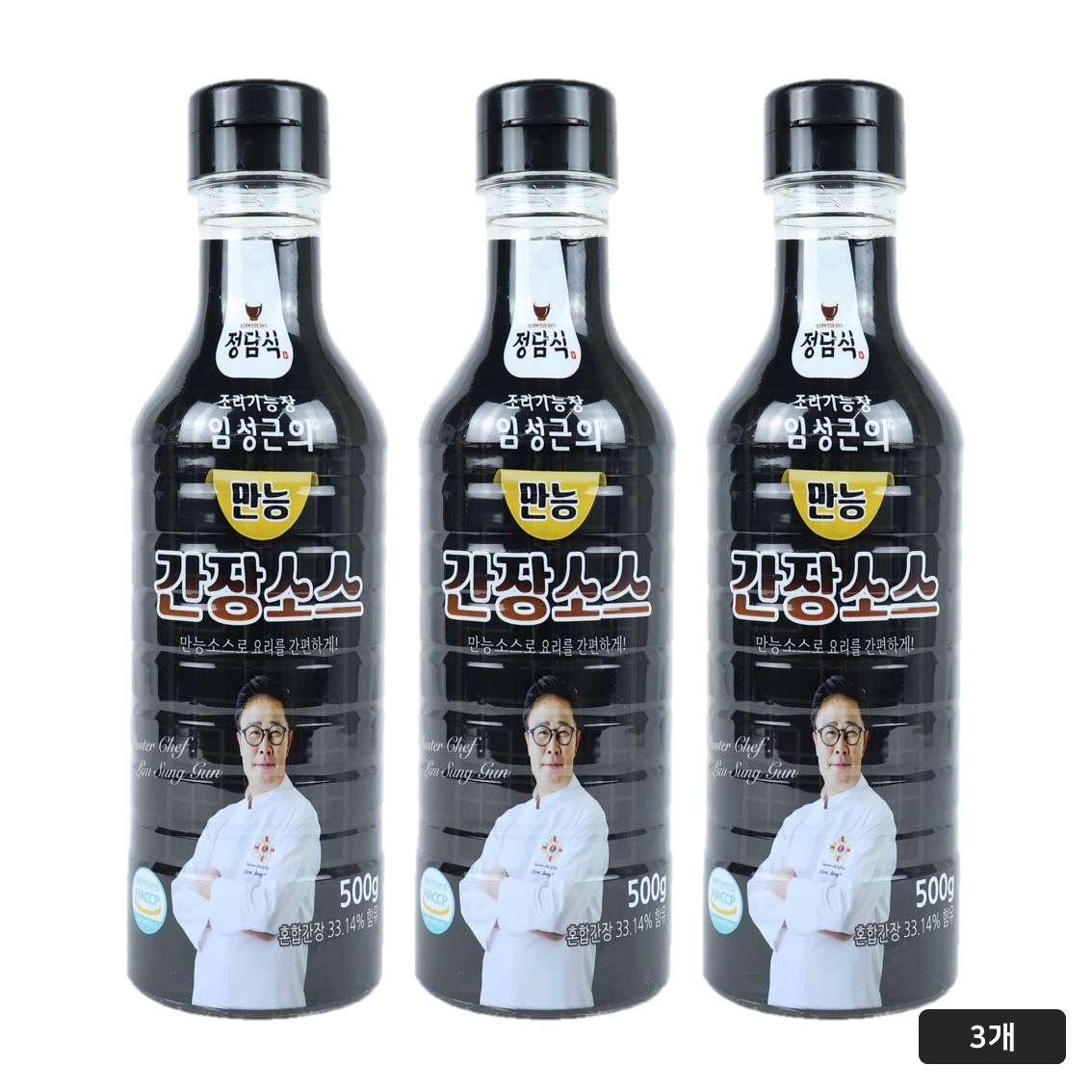 코리아푸드 임성근의 만능 간장소스 500g (3개)