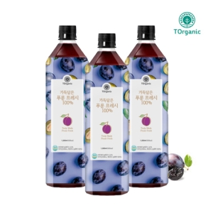 투오가닉 투오가닉 식이섬유 음료 푸룬주스 1000ml (3개)
