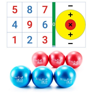 뉴스포츠산업 토스볼 숫자 타겟 세트_이미지