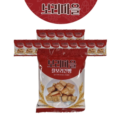 금풍제과  보리마을 찰보리건빵 70g 15개