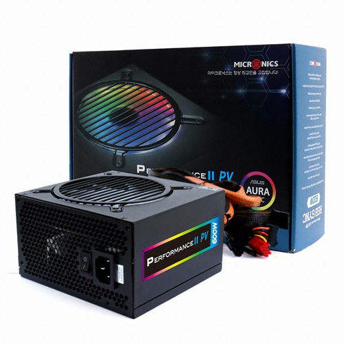 마이크로닉스 Performance II PV RGB Sync 600W 80PLUS브론즈_이미지
