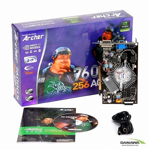 Archer 지포스 7600GS 뽀대 DDR2 256MB AGP_이미지