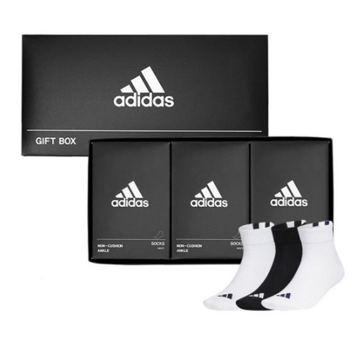 아디다스 아디다스골프 신형 스포츠 양말 3족 선물세트 IF88107