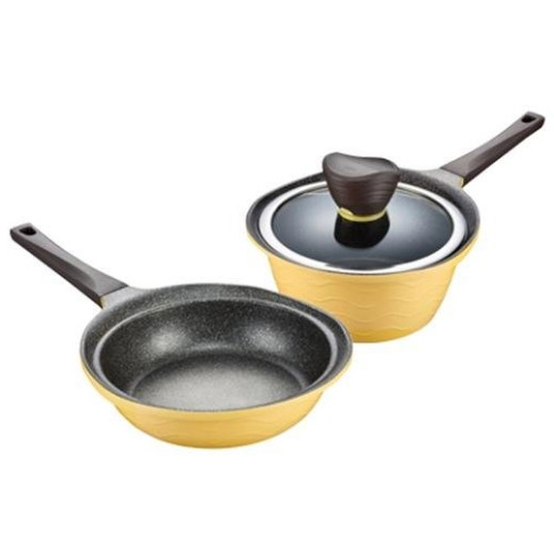 PN풍년 브리에 미니세트 옐로우 (팬16+편수16)_이미지