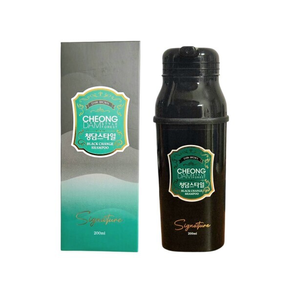 청담스타일 포레스트 블랙 체인지 염색샴푸 시그니쳐 200ml