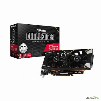 ASRock <b>라데온</b> <b>RX</b> <b>5600</b> <b>XT</b> CHALLENGER D OC D6 6GB 에즈윈