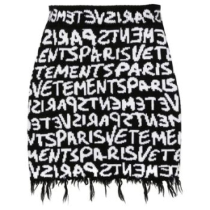 베트멍 모노그램 자카드 메리노 미니 스커트 WE64KN900BW T 74310080_이미지