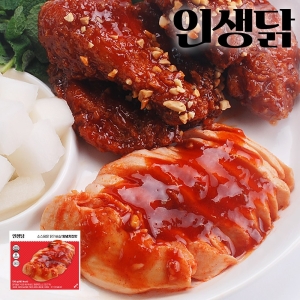 푸드원 인생닭 소스담은 닭가슴살 슬라이스 양념치킨맛 130g 10팩