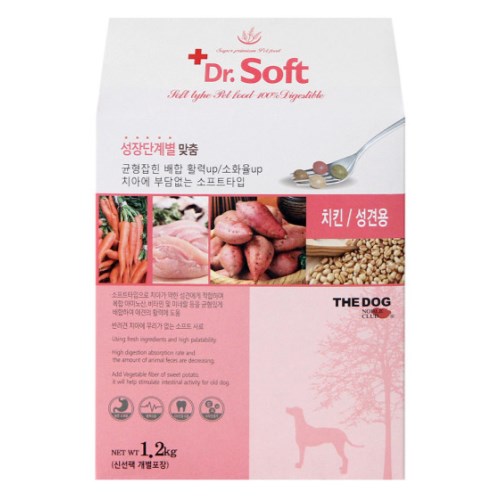 더독 닥터소프트 치킨 성견용 3kg (2개)_이미지