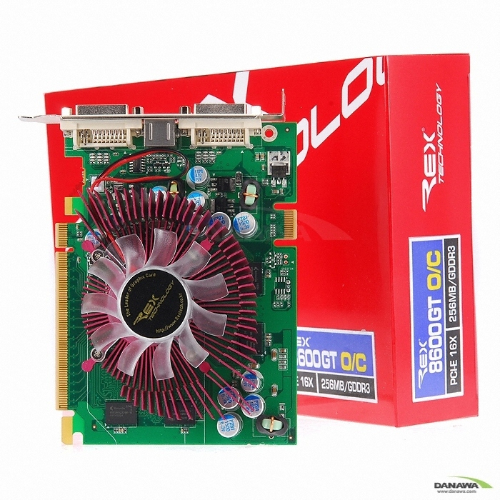 Rextech 지포스 8600GT 오버클럭킹 DDR3 256MB_이미지