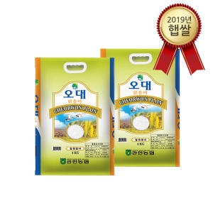  관인농협 2019 철원평야 오대 맑음미 4kg [2개] 상품이미지