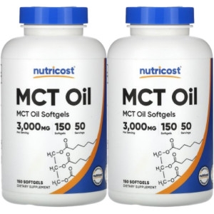 뉴트리코스트 MCT 오일 3000mg 150캡슐 (2개)_이미지