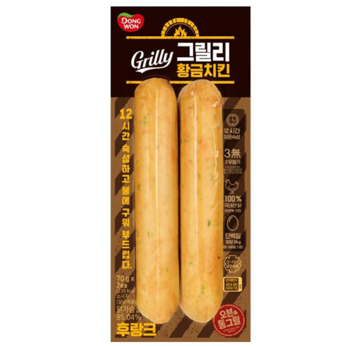 동원F&B 그릴리 황금치킨 후랑크 140g (1개)_이미지