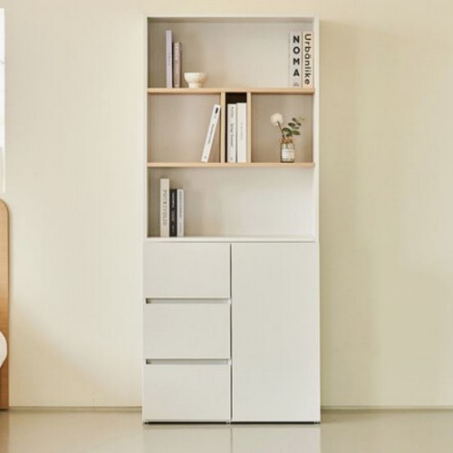 레이디가구 멜로 서랍수납형 책장 800