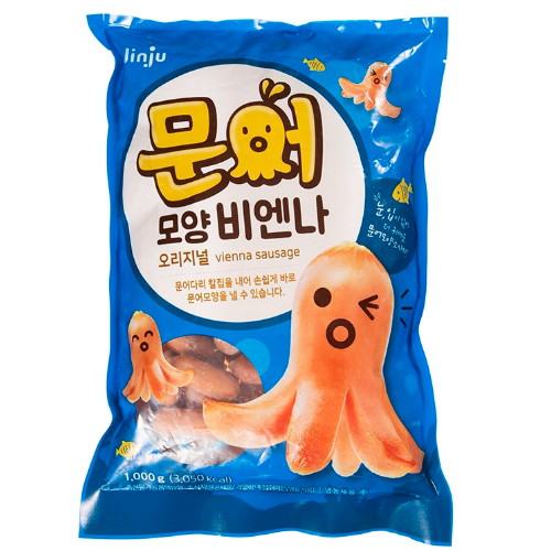 진주햄 문어모양 비엔나 오리지널 1kg (1개)