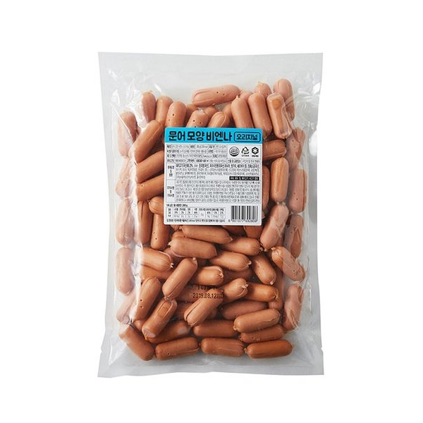 진주햄 문어모양 비엔나 오리지널 1kg (1개)_이미지