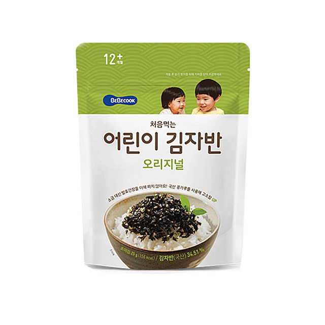 베베쿡 처음먹는 어린이 김자반 오리지널 25g (5개)_이미지