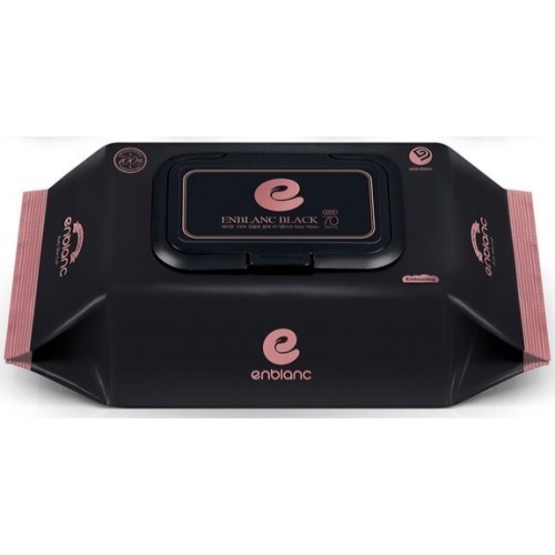 세이프 블랙 물티슈 캡형 70매