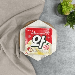 롯데제과 와 아이스크림 사과 190ml (5개)_이미지