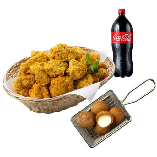 BHC ㅤ뿌링클순살 + 치즈볼 + 콜라 1.25L 교환권_이미지
