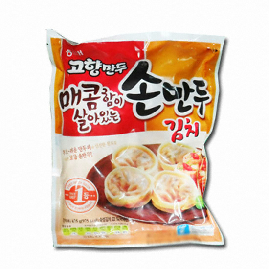 해태제과 고향만두 매콤함이 살아있는 손만두 김치 1.1kg (1개)